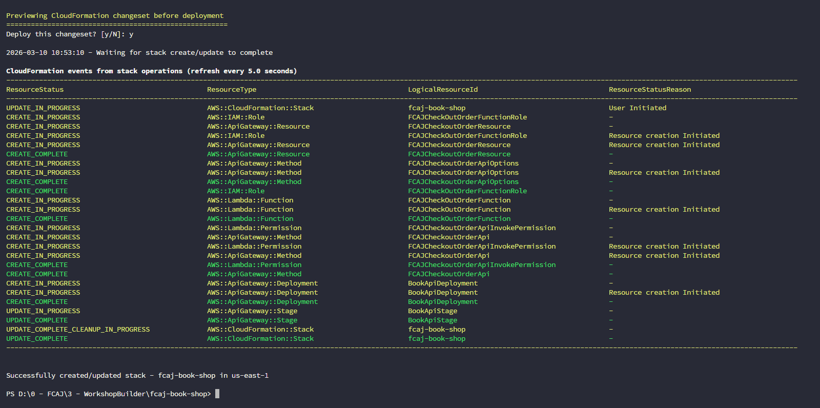 Deploy complete