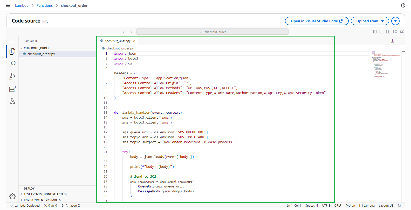 checkout_order function detail