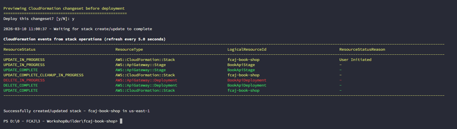 Deploy complete