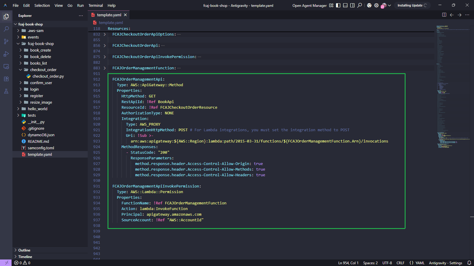Add FCAJOrderManagementApi and InvokePermission