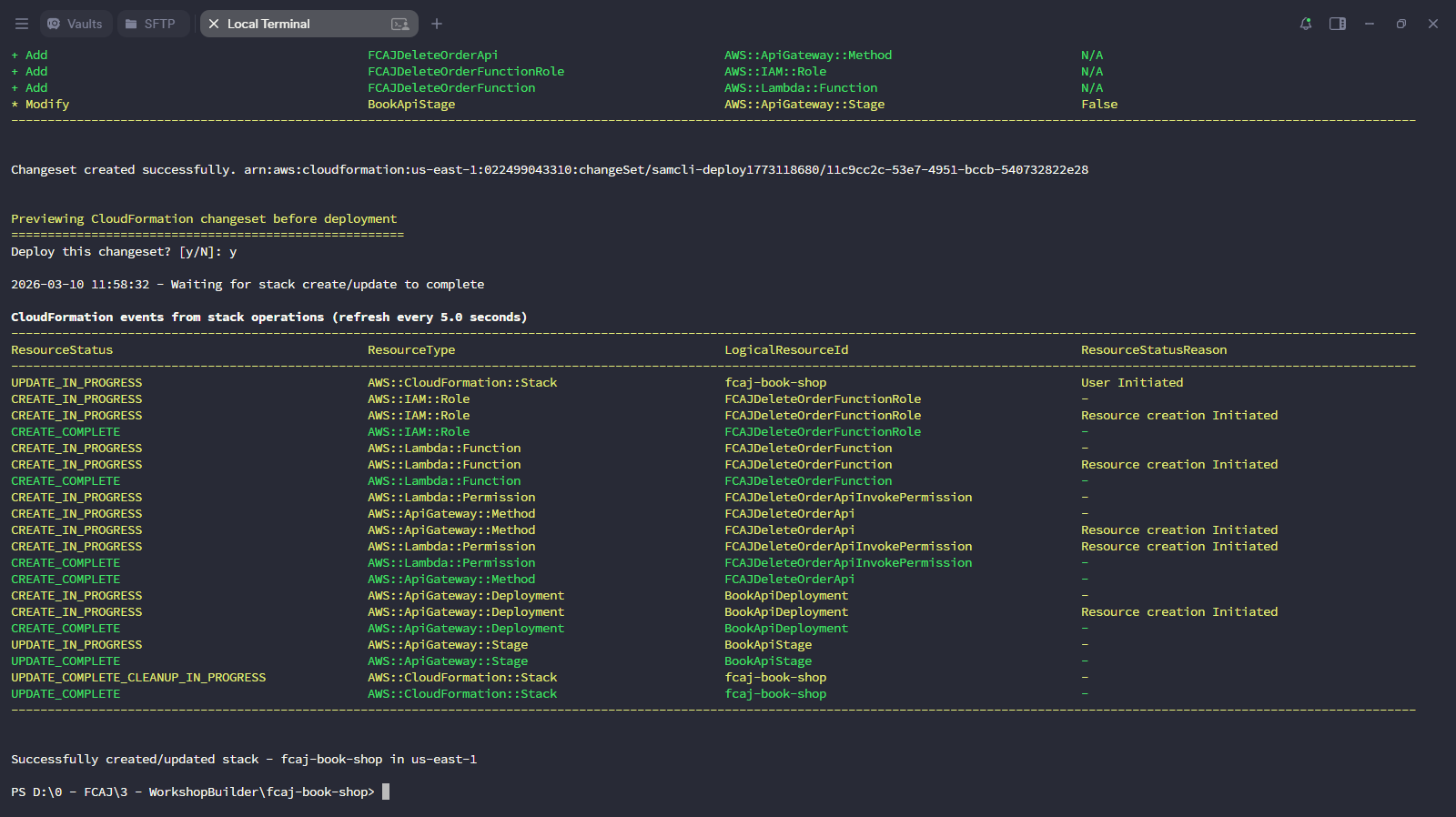 Deploy complete