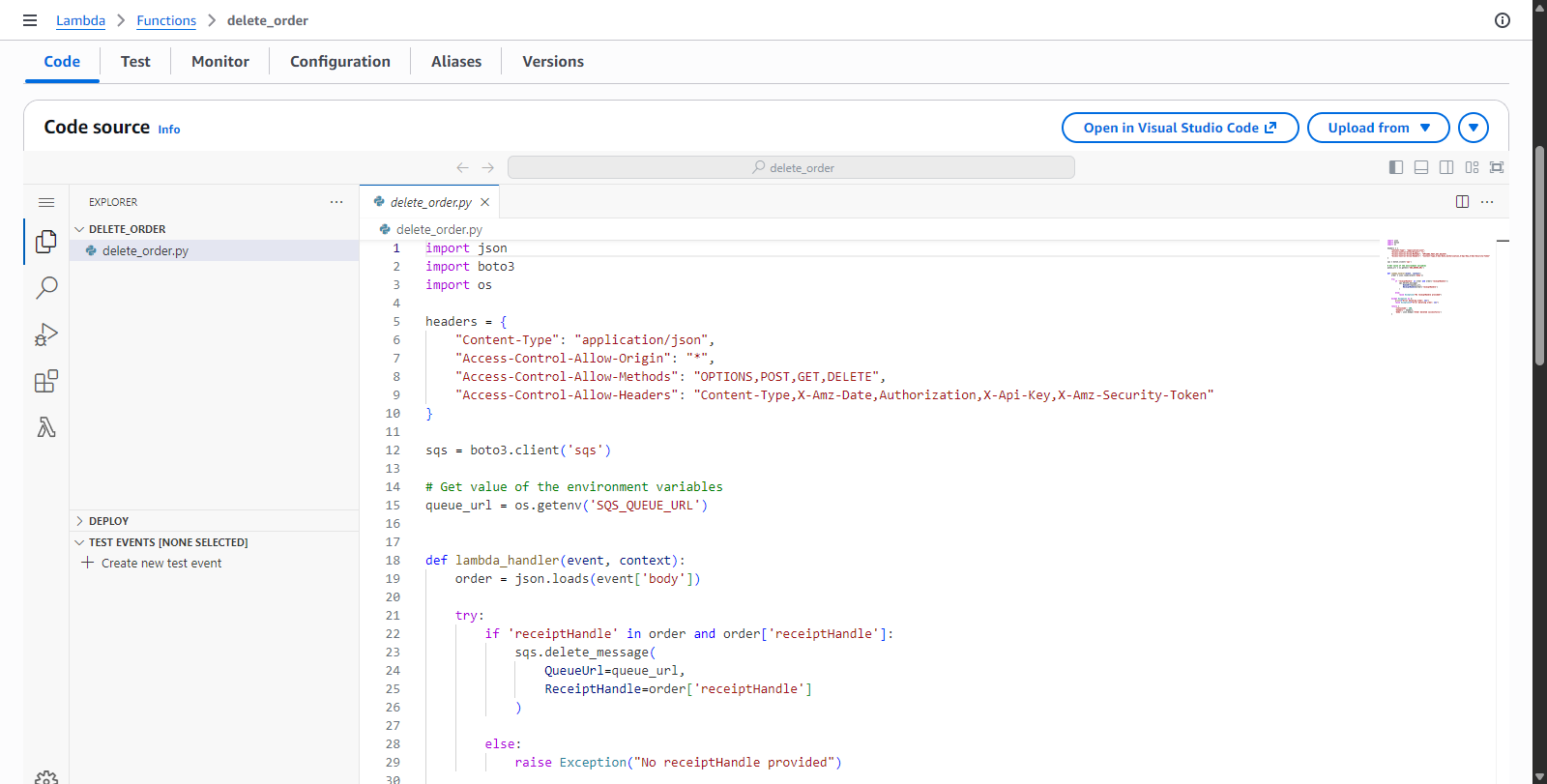 delete_order function detail
