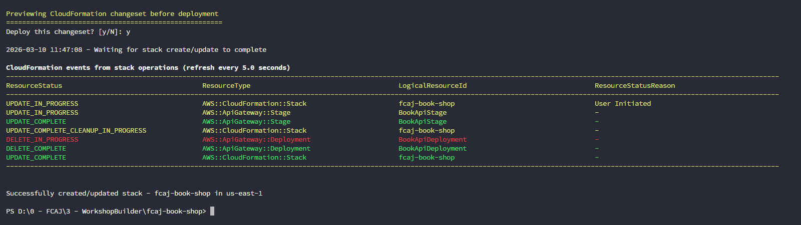Deploy complete
