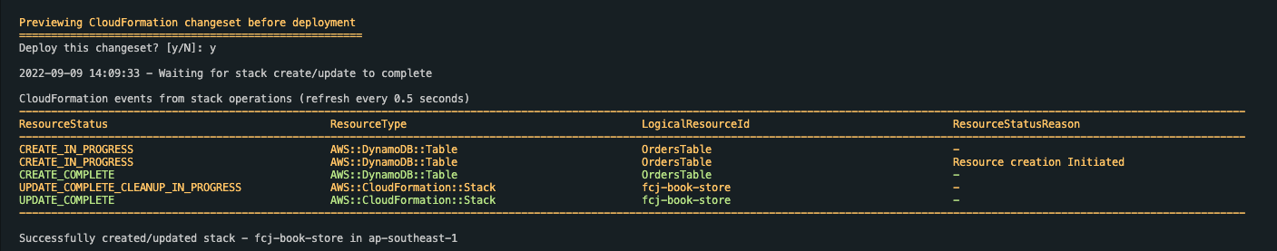 CreateOrderTable